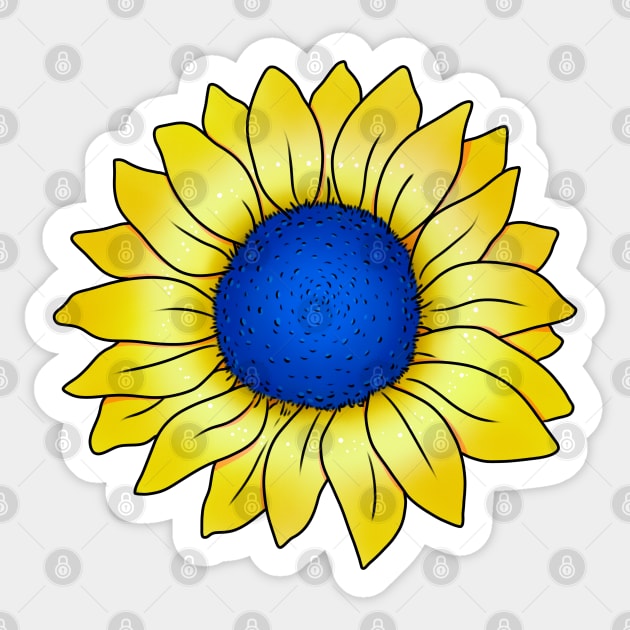 Ukrainian sunflower Sticker by 2dsandy